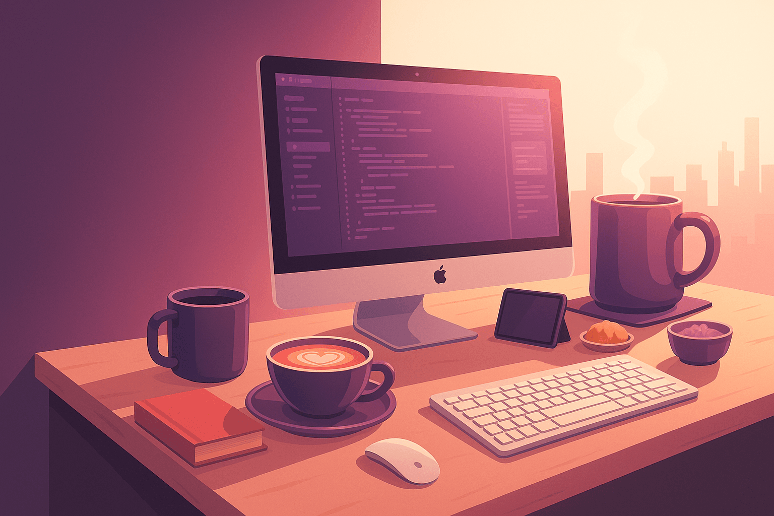 Illustration representing the developer